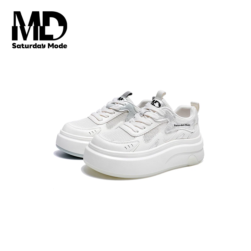SATURDAYMODE简约时尚百搭潮流系带休闲鞋 1204YL