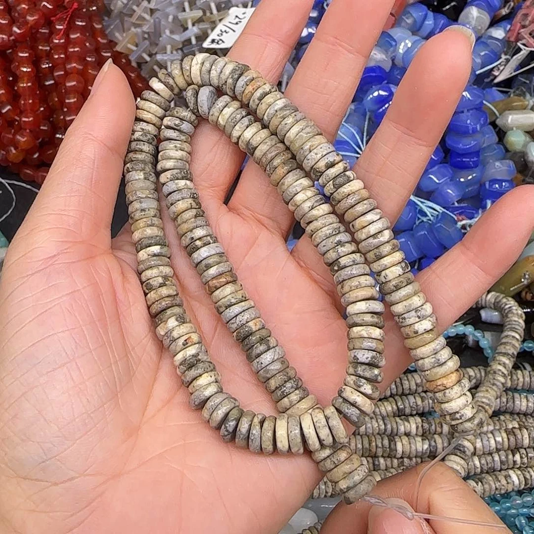 玛瑙/玉髓合金珠宝半成品疯狂玛瑙7mm一条