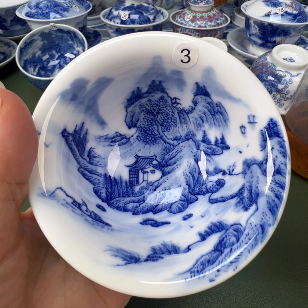 景德镇纯手工纯手绘茶具木木3