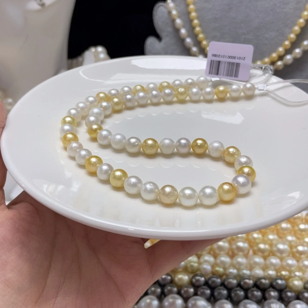 海水珍珠颈饰银S925镶嵌