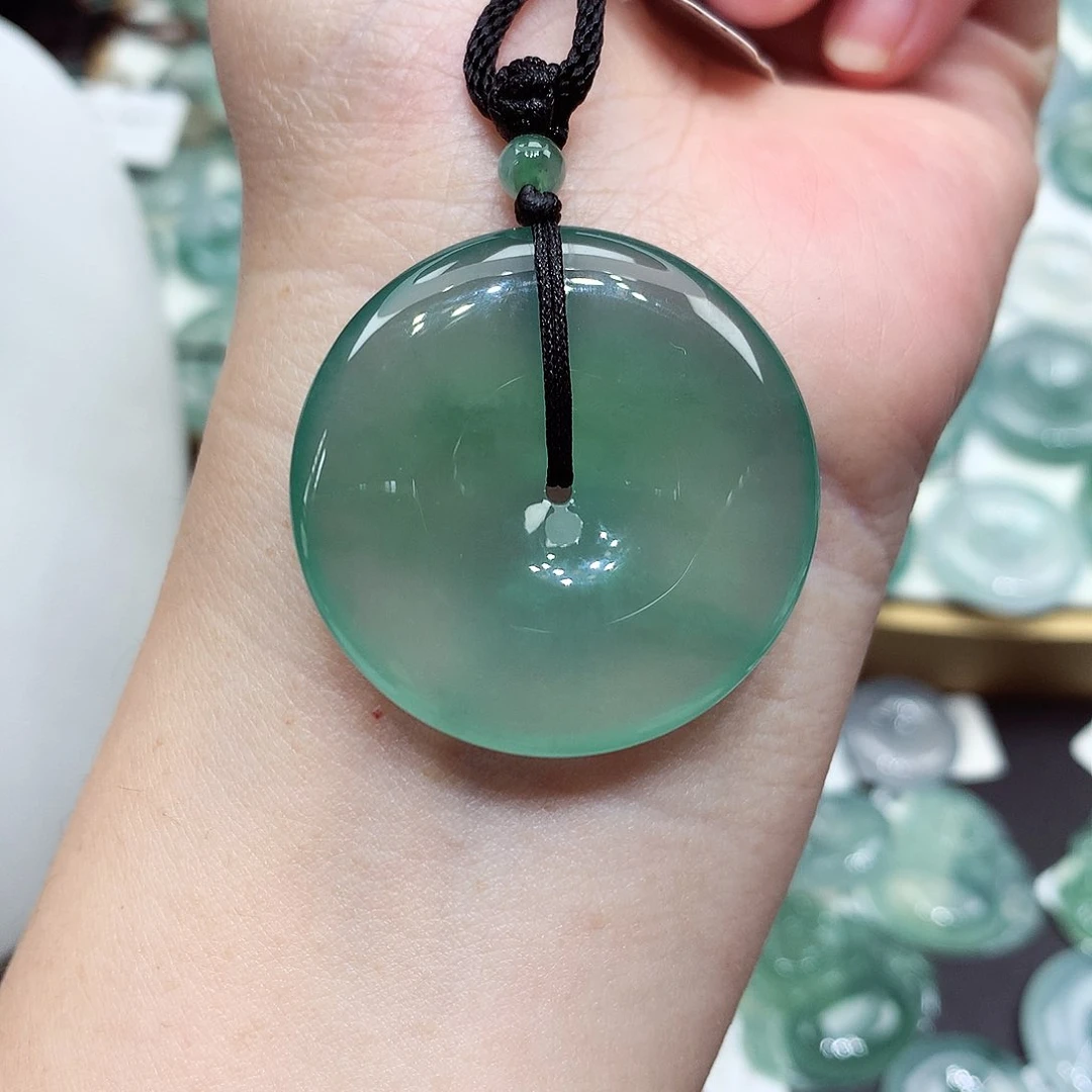 颈饰未镶嵌翡翠编号1，34.2/6