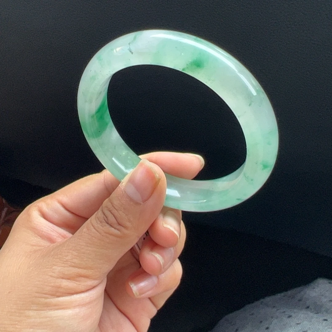 石英质玉未镶嵌手镯非洲翠5556