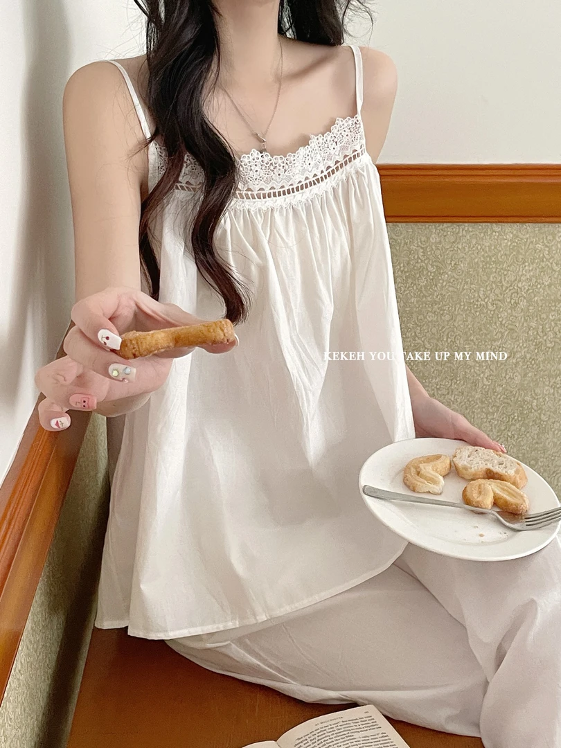 夏季新款甜美可爱公主风睡衣女