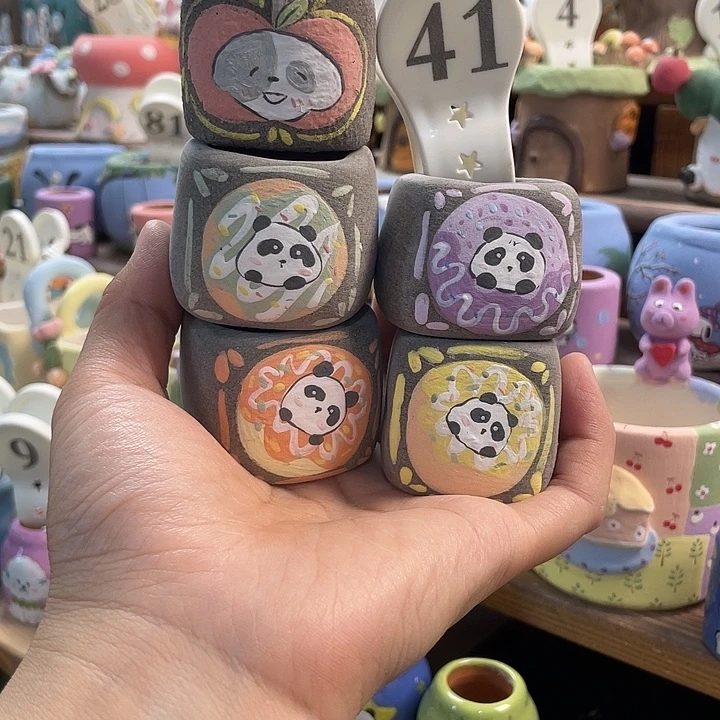 41…..手工手绘花盆