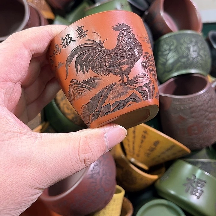 茶杯紫砂全手工紫砂主人杯