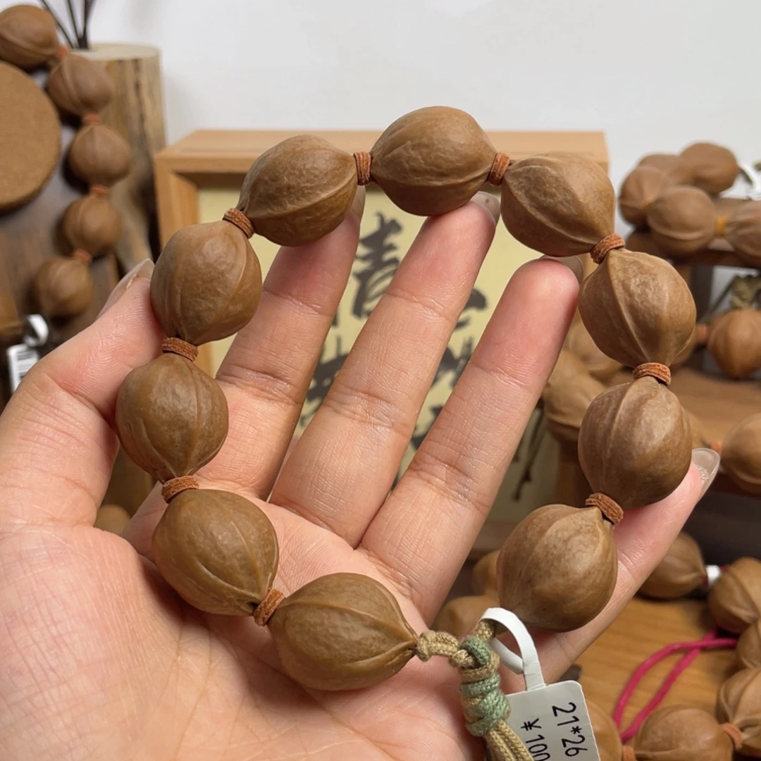 琦***儿手串/手链橄榄核21*26梅林铁核