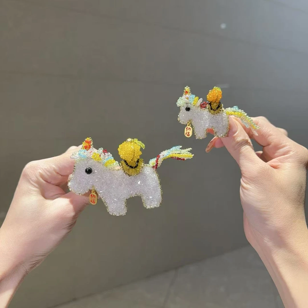 莫奈海之星彩虹白马系列款设计气质高级感优雅款