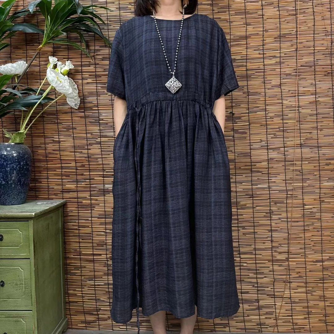 2849新款春夏遮肉显瘦洋气减龄连衣裙QZ