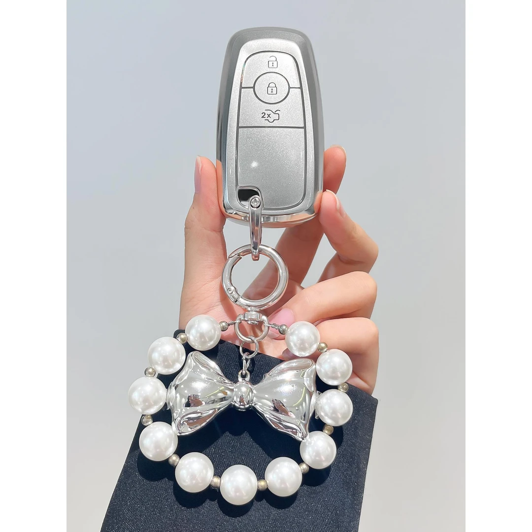 适用于福特钥匙套蒙迪欧高端钥匙包福克斯钥匙壳锐界L/锐际钥匙扣