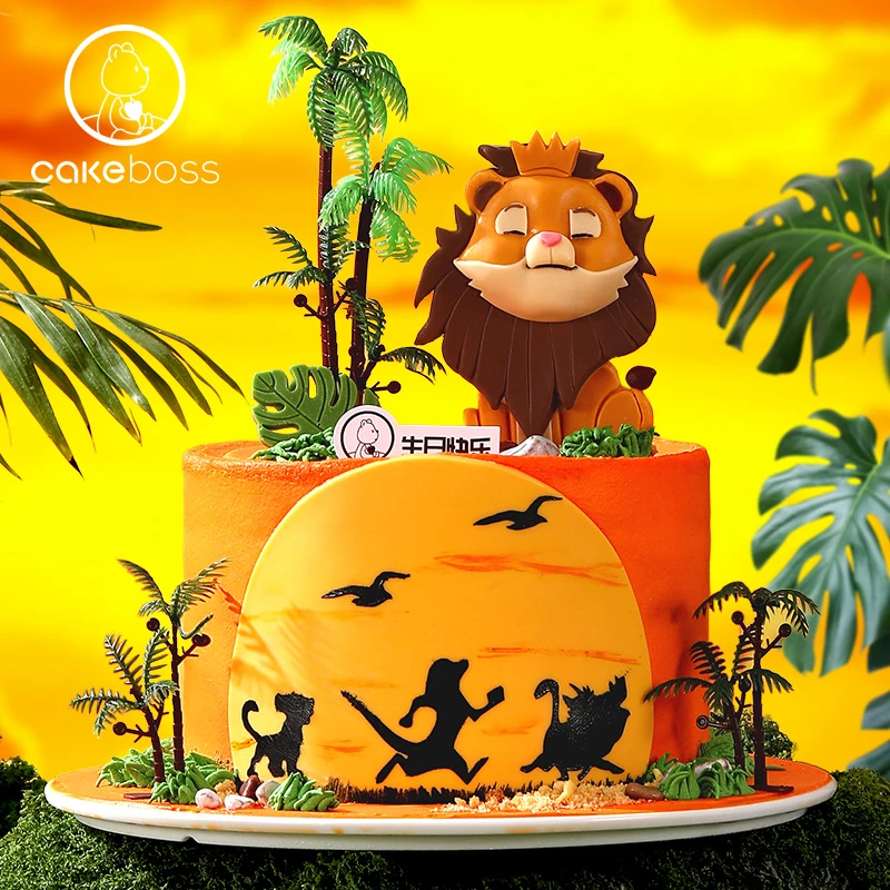 CAKEBOSS荣耀王国狮子座限定星座奶油生日蛋糕同城配送北京上海