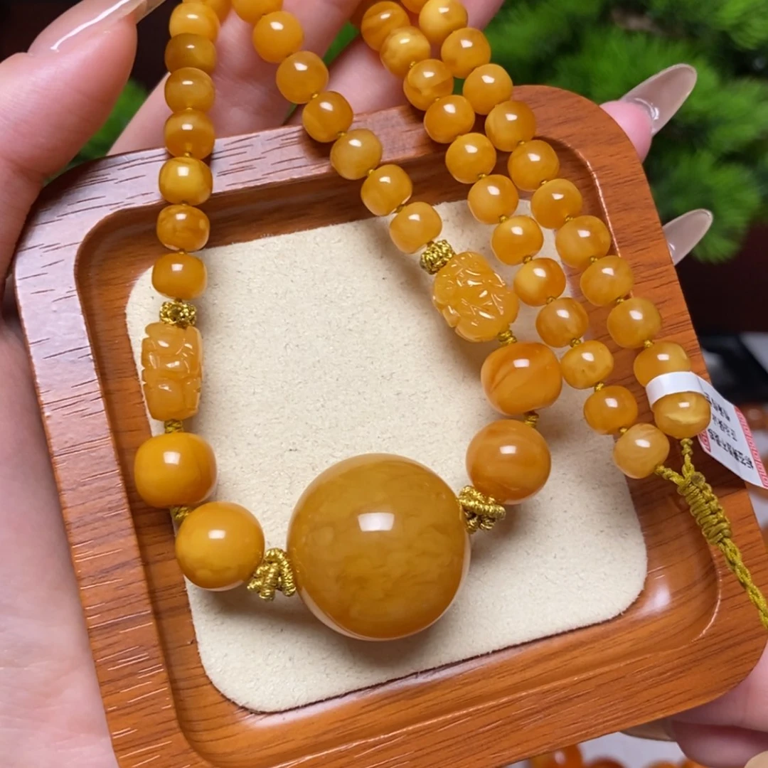 【闪购商品】未镶嵌颈饰蜜蜡项链