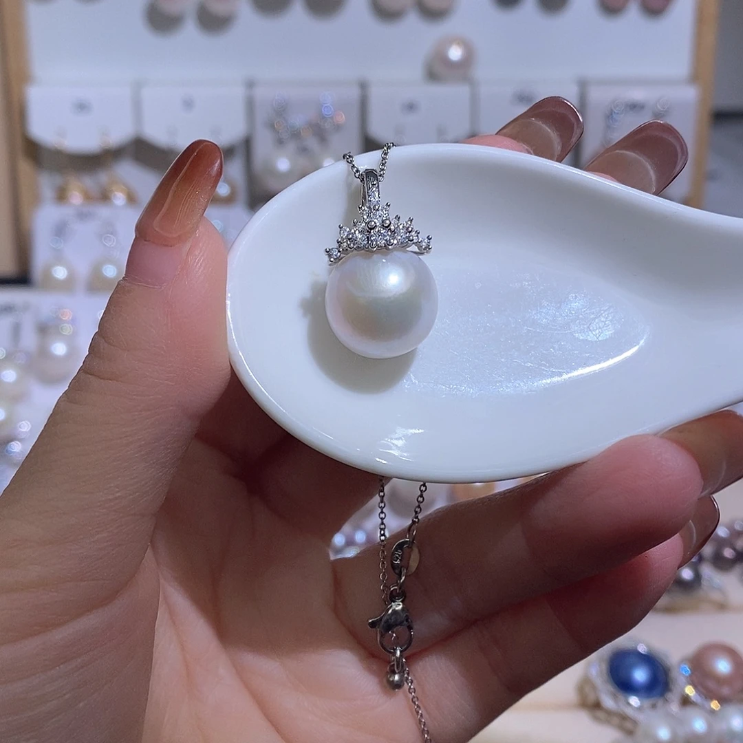 未镶嵌淡水珍珠吊坠(赠链)w13.9