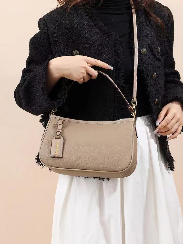 SEVENMEOW/柒喵真皮牛皮经典腋下包斜挎单肩手拎牛皮包0291