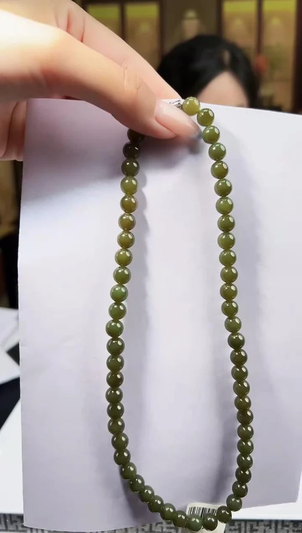 玉守匠心天然和田玉项链（拍一发一）