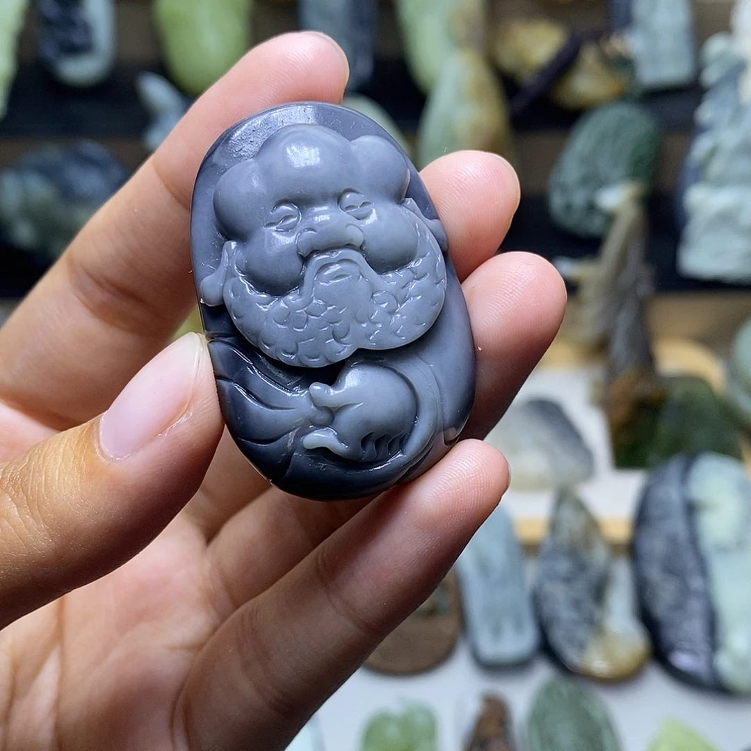 颈饰未镶嵌和田玉起***难