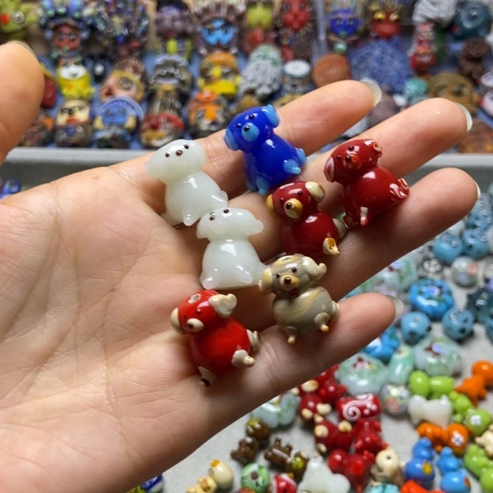 玻璃颈饰全身狗一个005