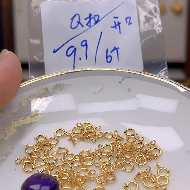 银S925镶嵌颈饰紫晶紫晶925镶嵌50