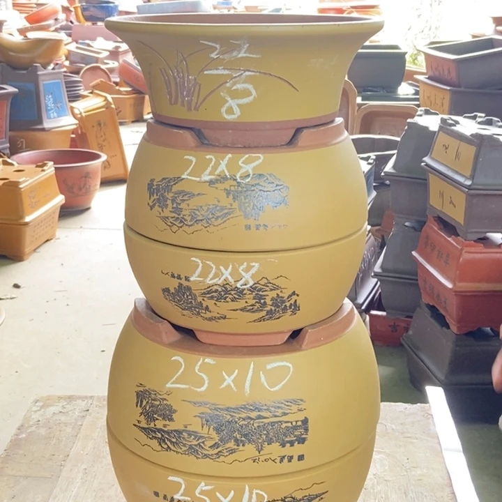 紫砂花盆紫砂紫砂