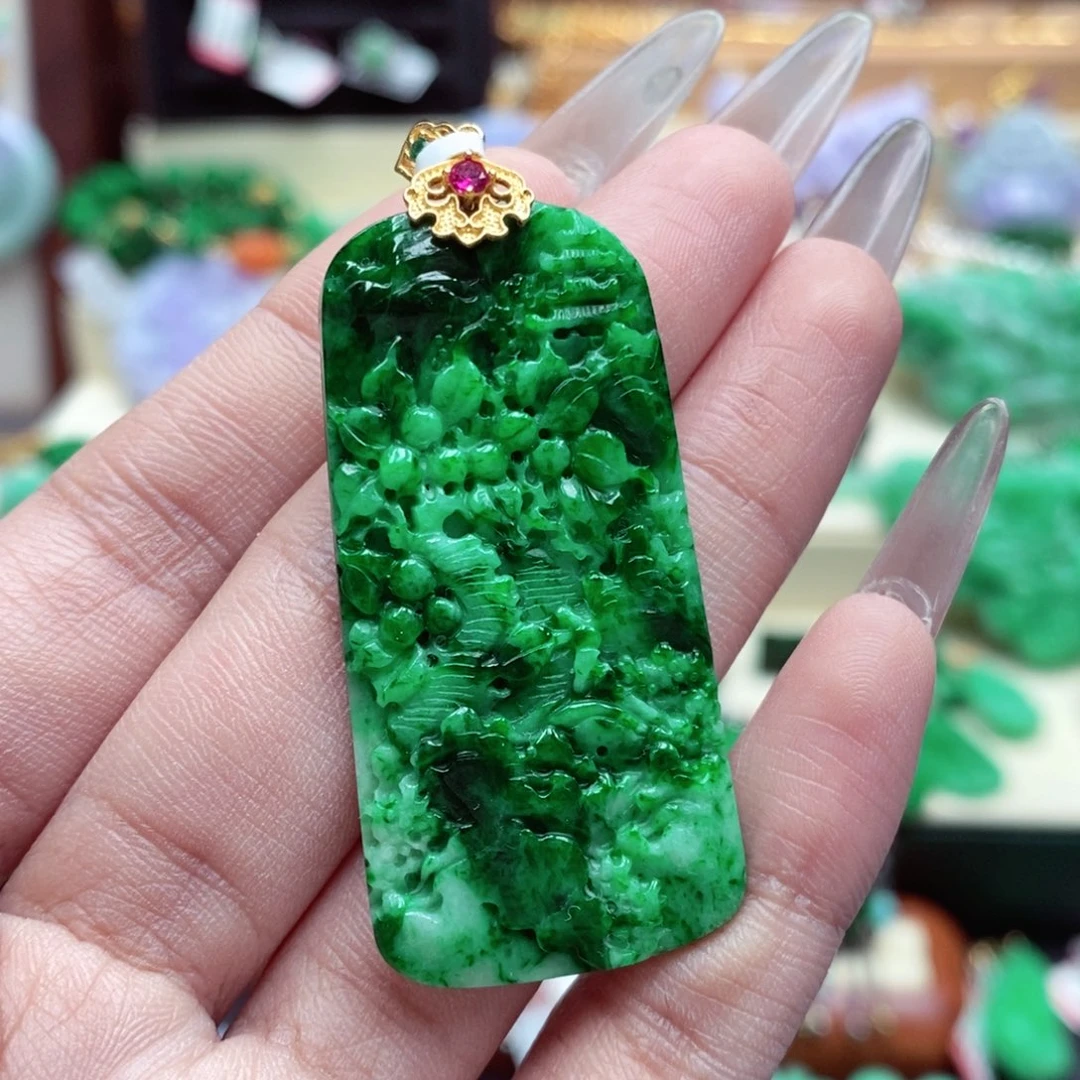 颈饰未镶嵌翡翠翡翠吊坠