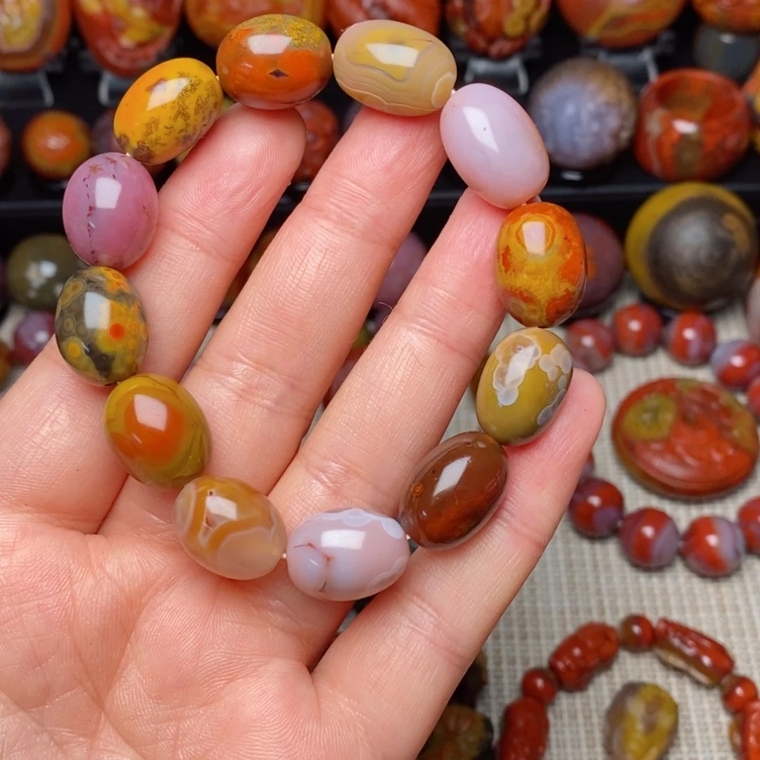 玛瑙/玉髓战国红玛瑙未镶嵌