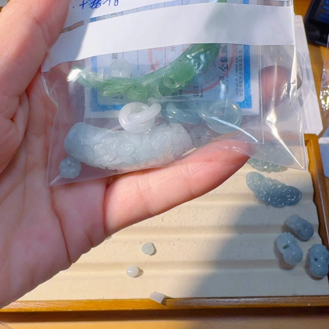 清***u紫晶珠宝半成品未镶嵌配件