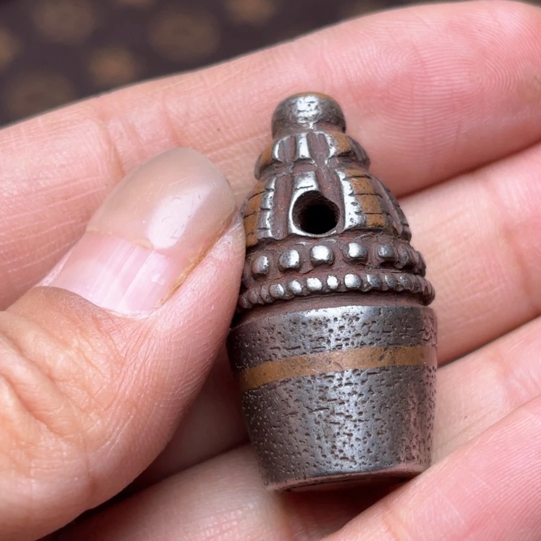 铜星月菩提吊坠项链