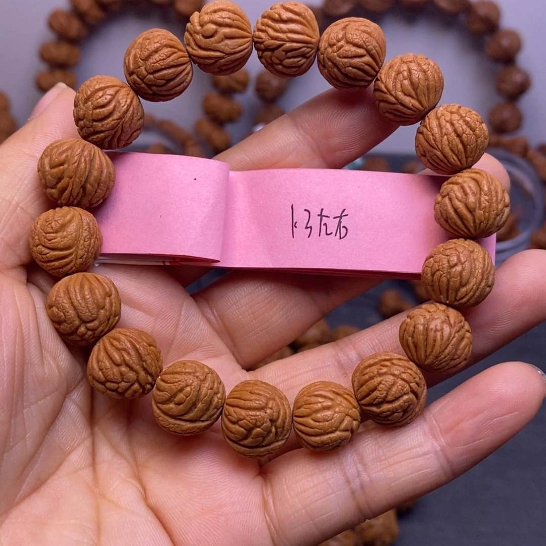 秦岭龙纹桃核18颗