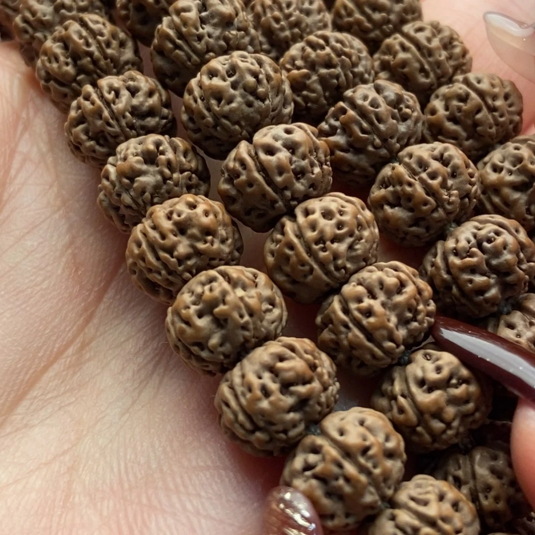 金刚菩提把件王*五瓣凹底梅花108