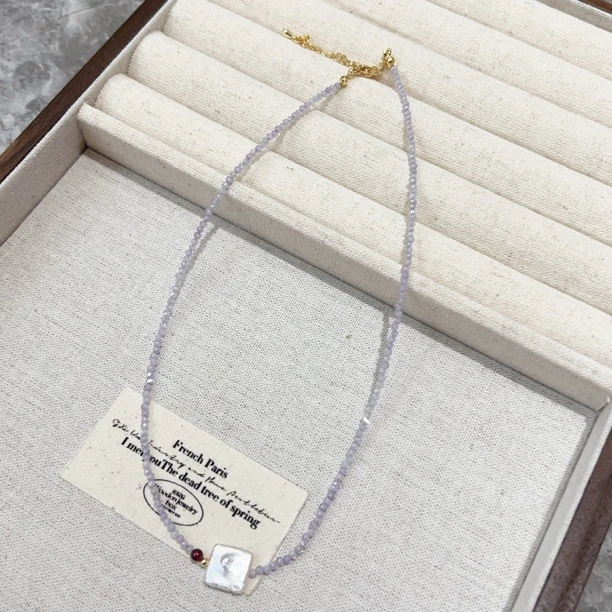 铜项链 轻奢小众时尚项链J1115