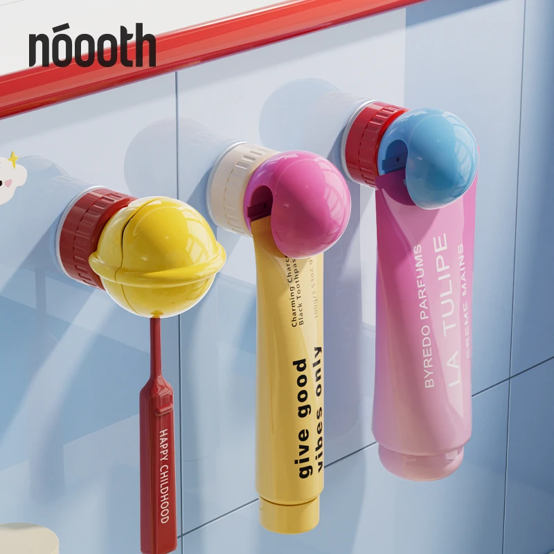 多巴胺吸盘牙膏置物架挤牙膏架子卫生间浴室壁挂洗面奶收纳夹