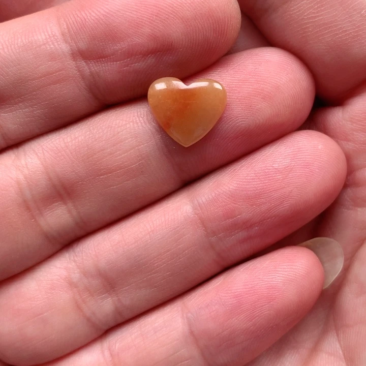 翡翠未镶嵌颈饰天然缅甸翡翠爱心