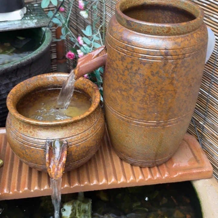 紫砂花盆口径15/32，18/16进水口进水口1.5厘米