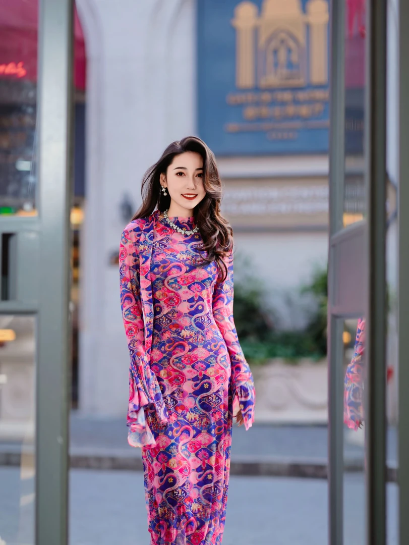 HZHJ原创设计师蛇美人连衣裙法式高级气质洋气1575