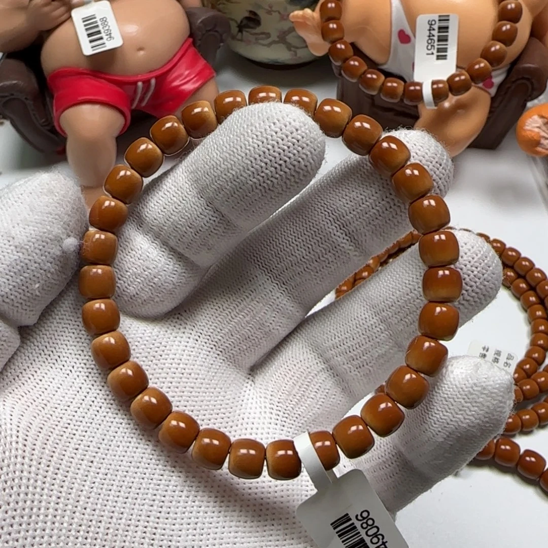 ༺***༻手串/手链橄榄核老挝核尖单圈7.3