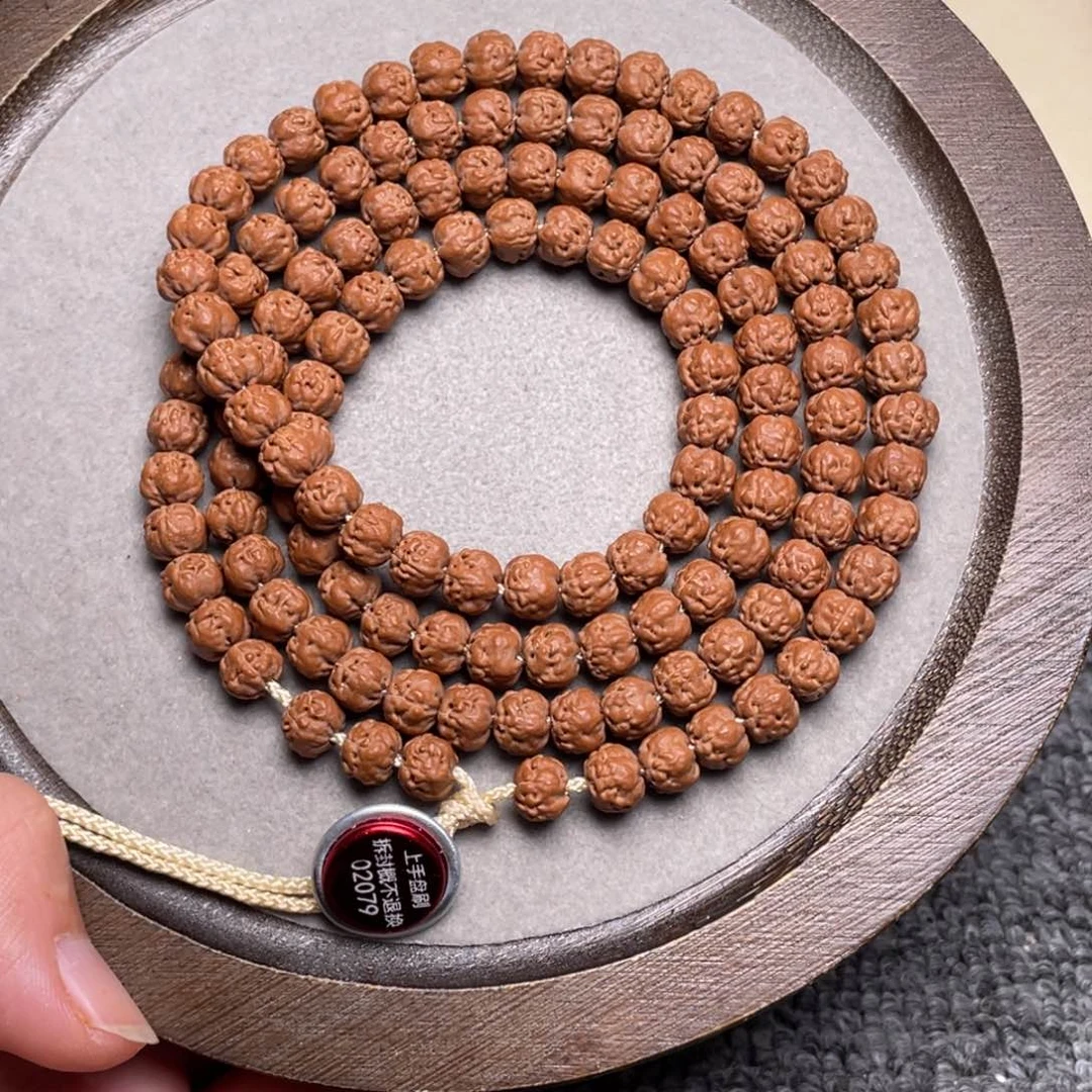 手串金刚菩提六*士梅朵头货佛手108尺寸6➕