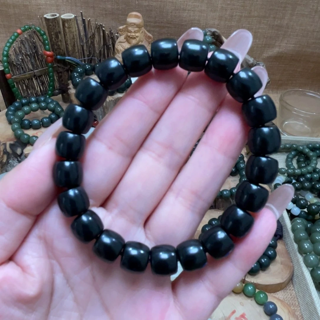 手链未镶嵌和田玉（青玉）