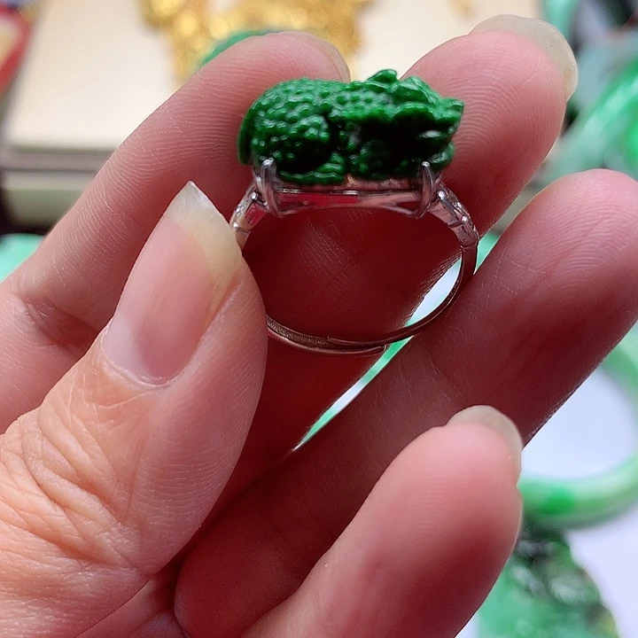 颈饰银S925镶嵌翡翠翡翠