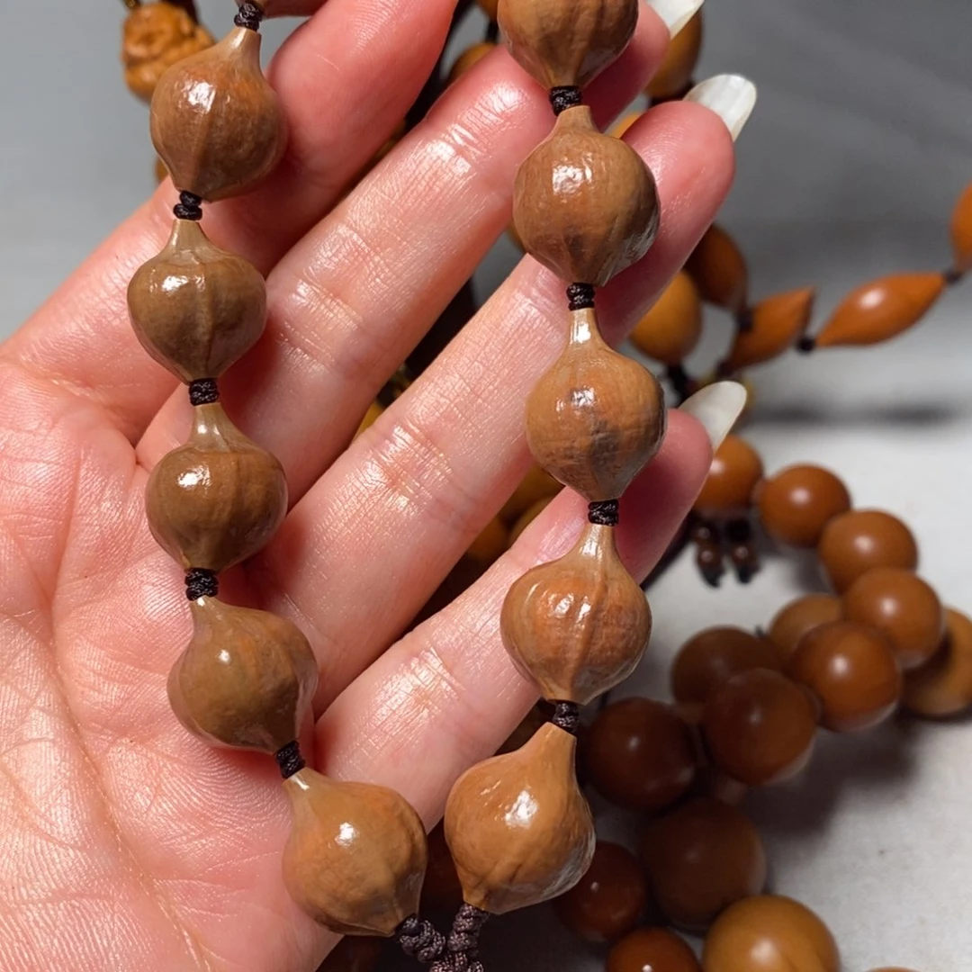 橄榄核手串/手链原皮素串
