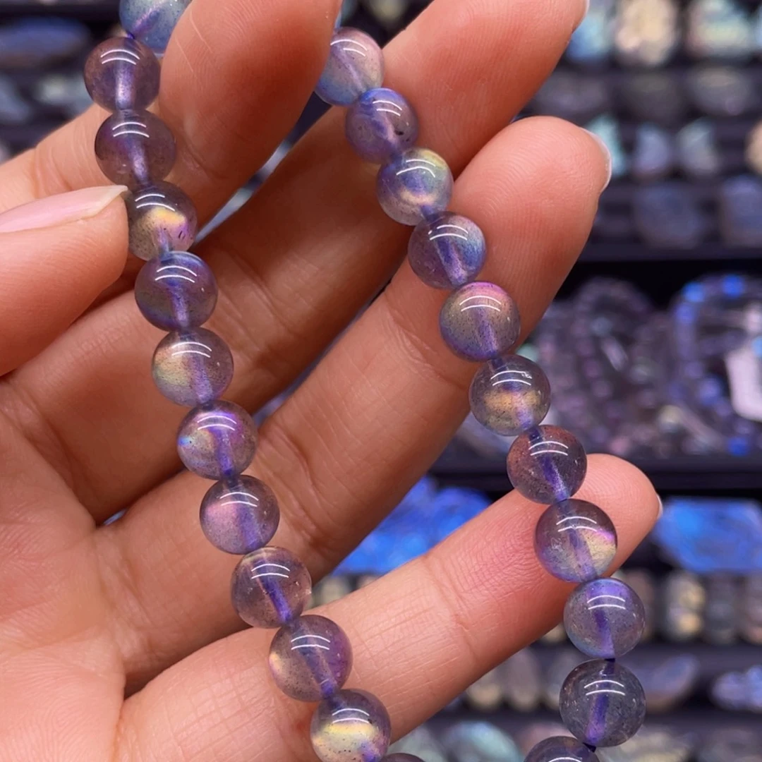 未镶嵌手串长石7.3左右