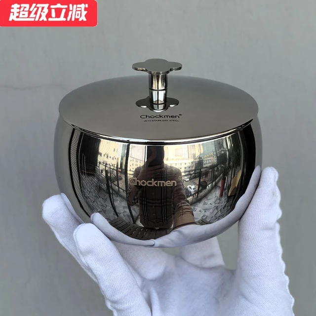 1810不锈钢精美调味罐储存罐密封罐蒸炖蛊糖罐单层实心多用罐子