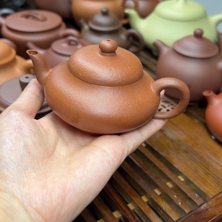 漂***人茶壶紫砂宫灯 140cc