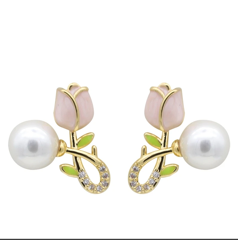 铜合金耳饰 设计师款时尚轻奢耳饰~3220