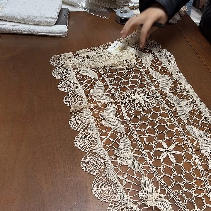 毛绒亚麻棉031-38/110厘米椭圆白
