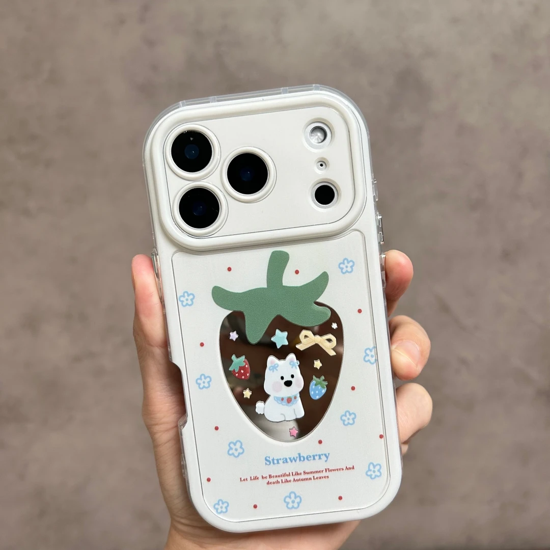 适用于苹果17手机壳iphone17promax新款17pro可爱17air草莓小清新