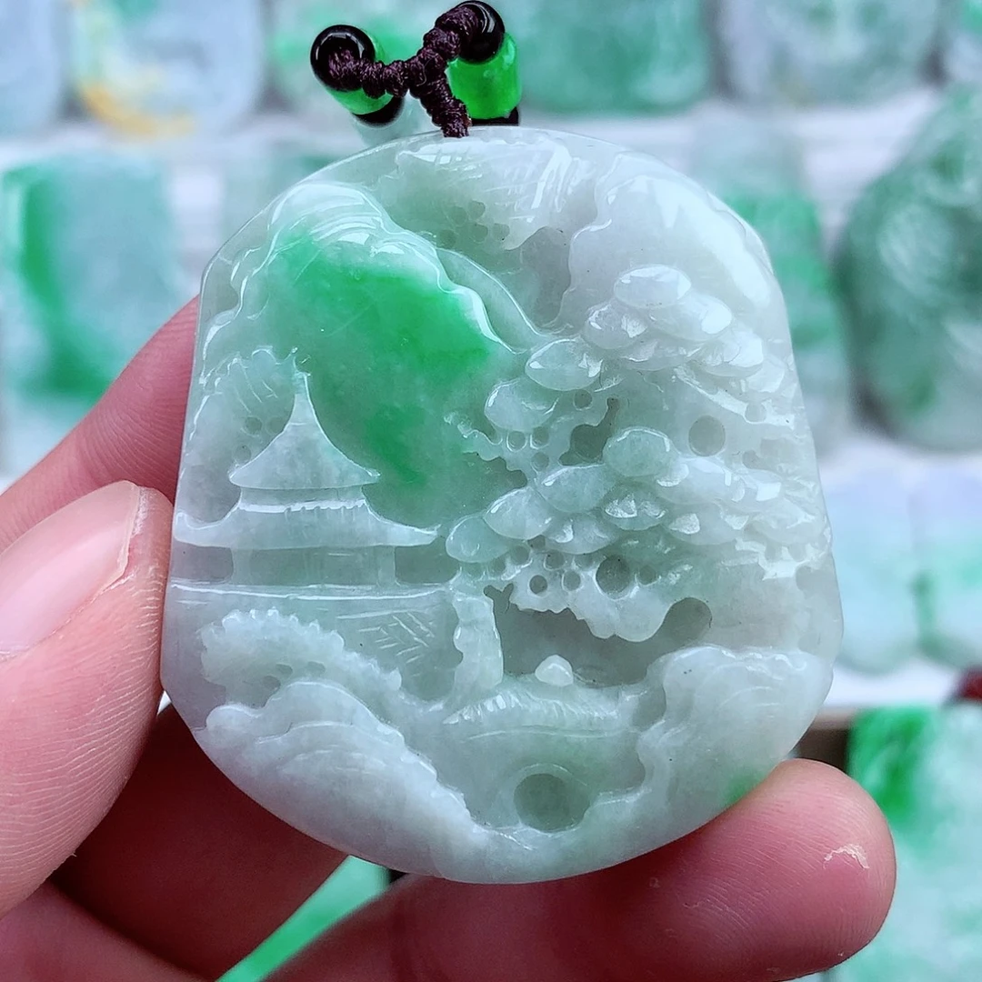颈饰未镶嵌翡翠翡翠吊坠