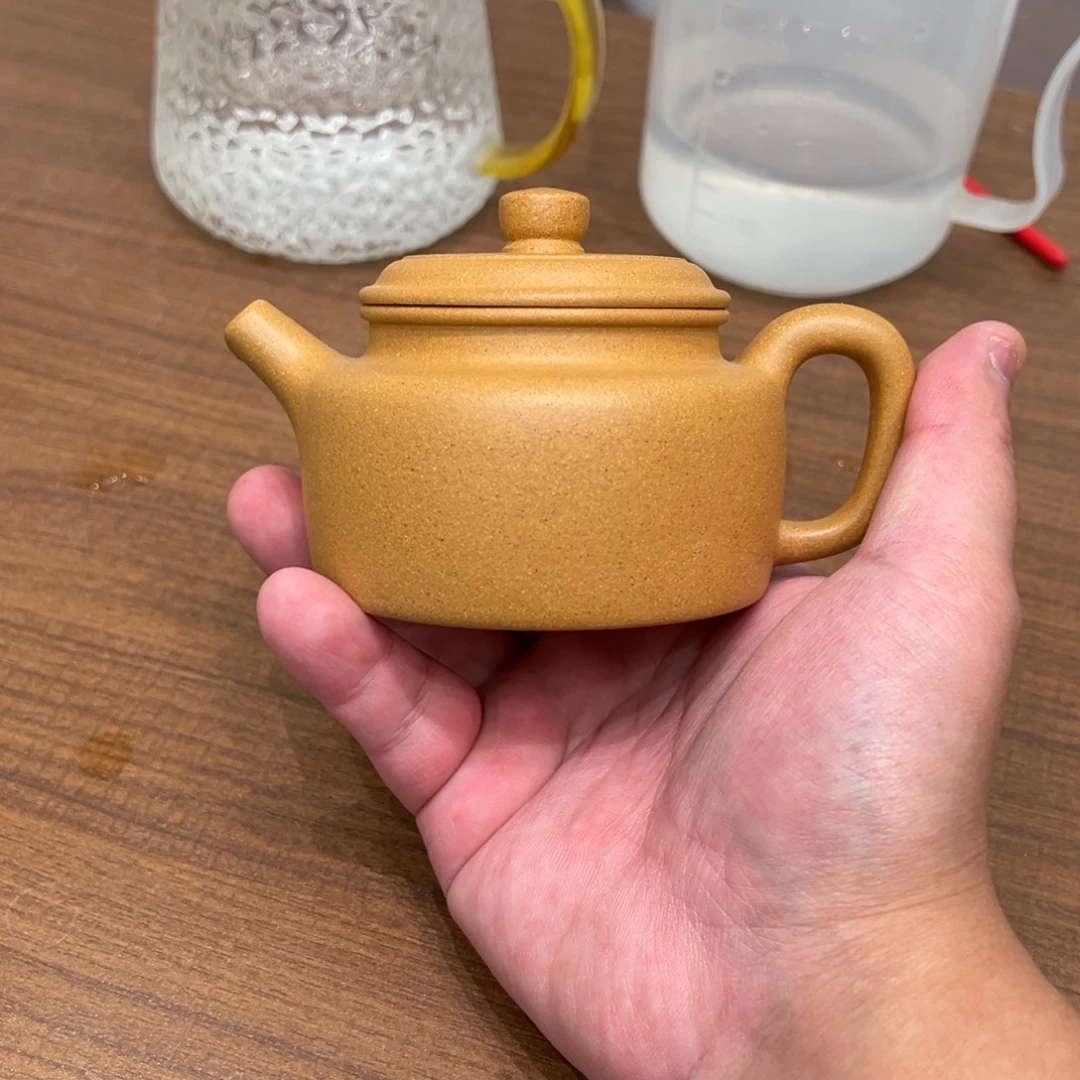 茶壶紫砂160cc黄金段德钟
