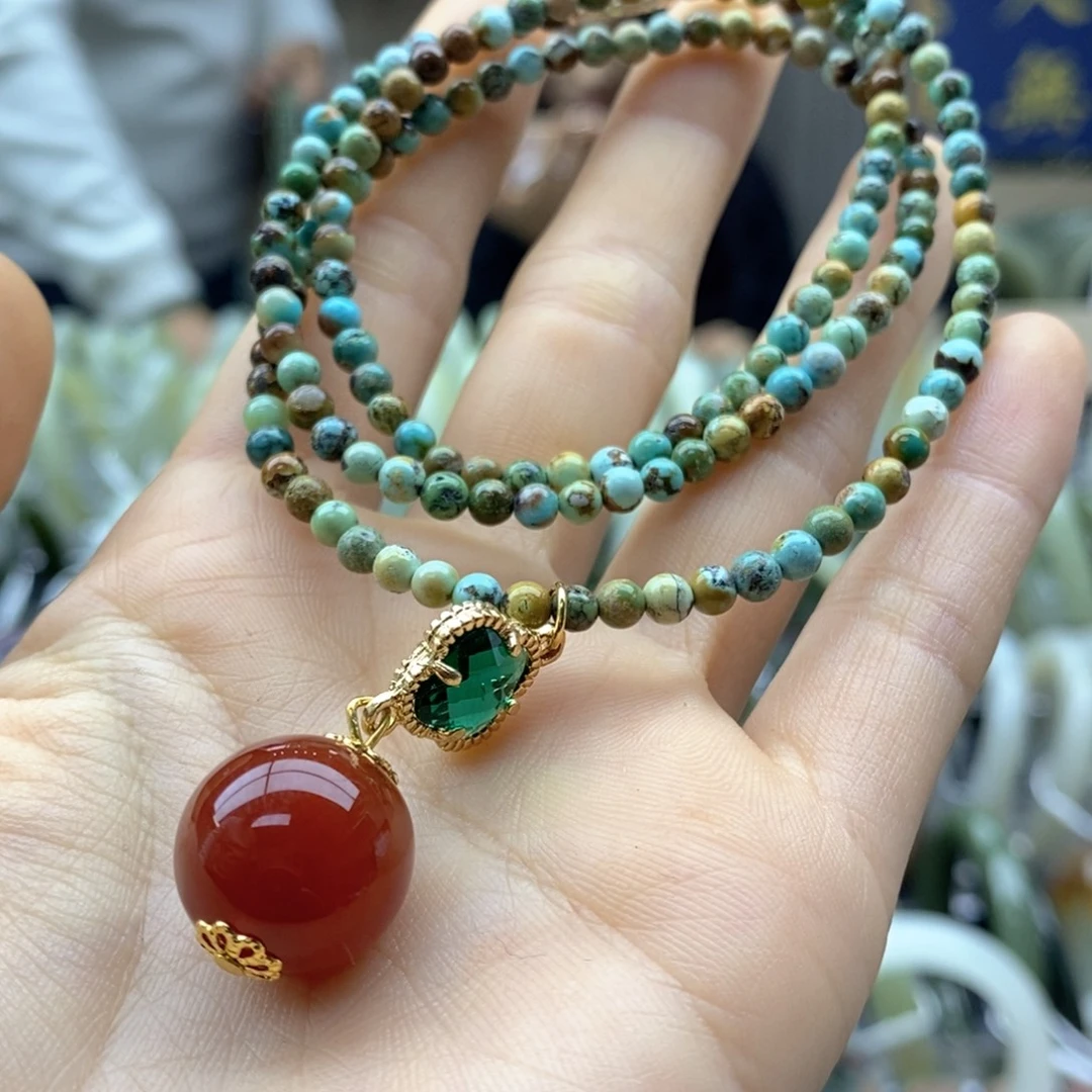 玛瑙/玉髓未镶嵌颈饰卡16