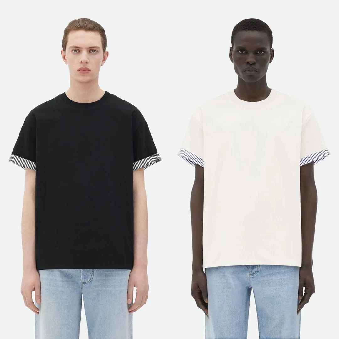 "7500版"葆 双层短袖 内里昂贵衬衫里料