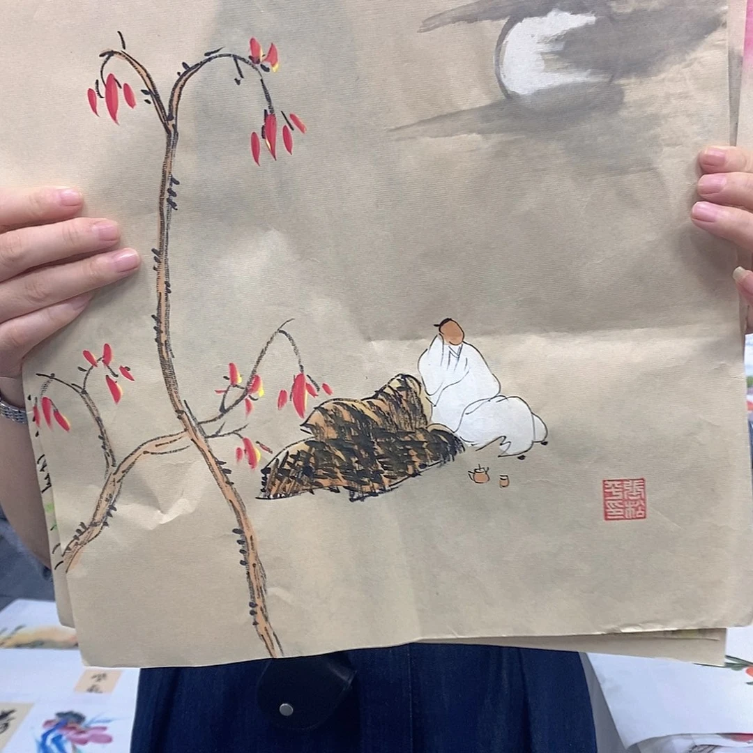 国画国画手绘作品