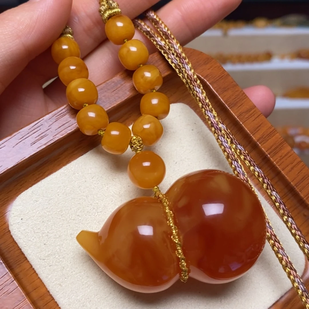 【闪购商品】未镶嵌颈饰蜜蜡项链